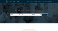 Desktop Screenshot of bennettsauctioneers.ie
